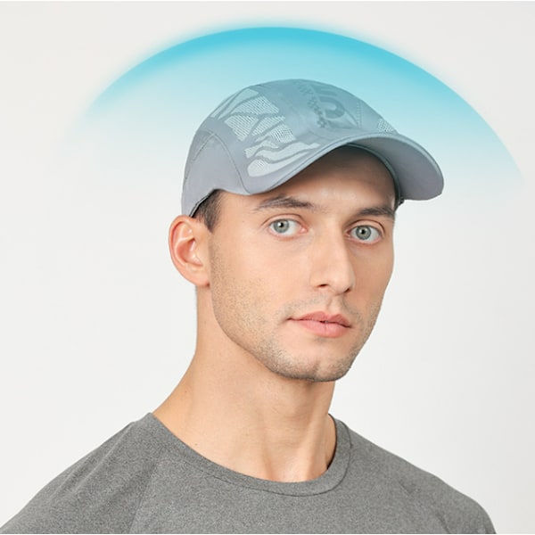 Mesh Flat Hat - Pustende Mesh Trucker Hat - Justerbar Mesh Hat, Menn Kvinner Utendørs Mesh Dad, Trucker Hat, Løping Utendørs Sport