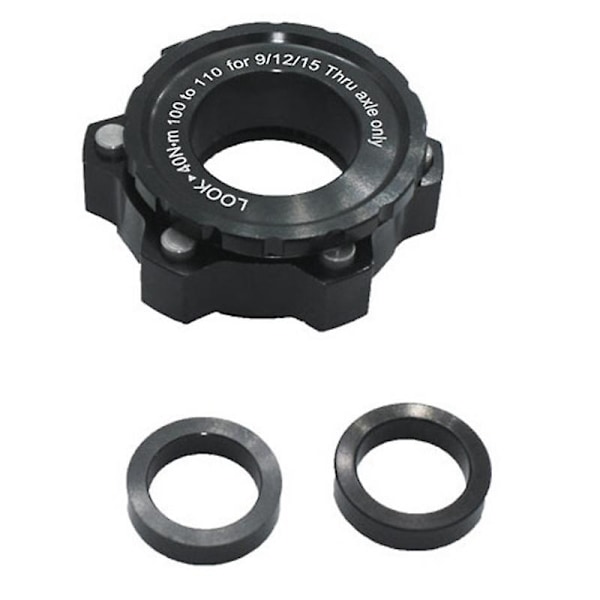 Center Lock Hub Boost Adapter, Center-Lock till 6-håls, 15X100 till 15X110