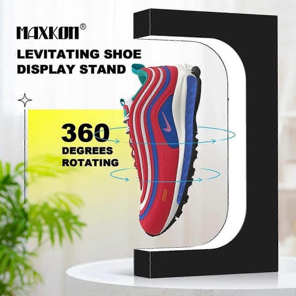 Magnetisk Leviterende Sko Display Lampe Stand