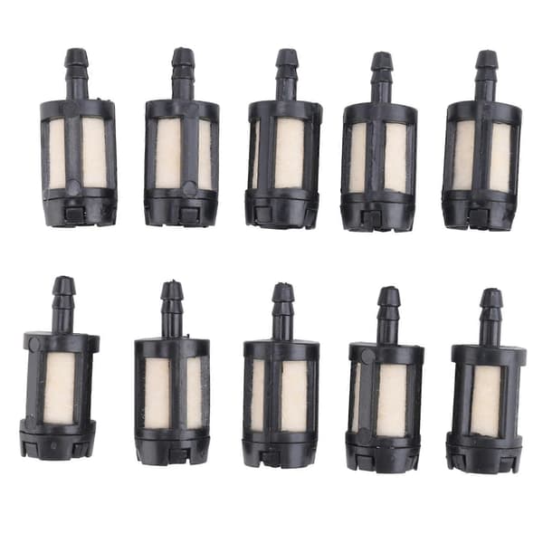 10PCS Motorsågsbränslefilter Black