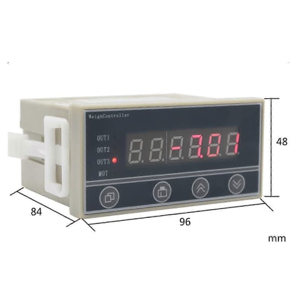 Digital Vägkontrollant Lastcellsindikator LED-Display Kompatibel med Viktkontrollversion 0621