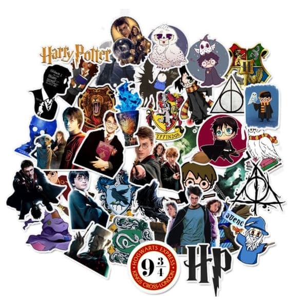 50 Harry Potter klistermärken_qq