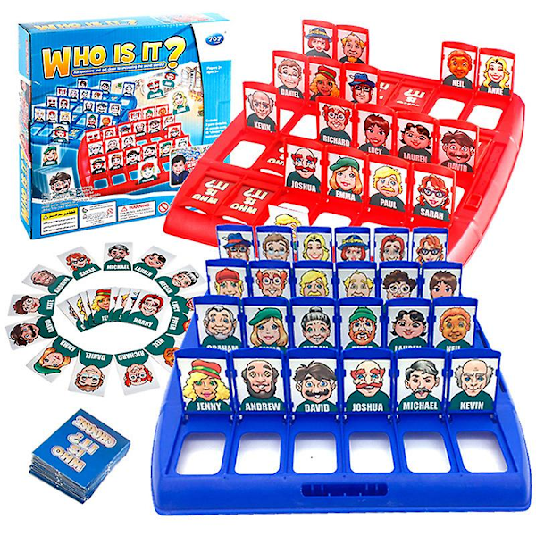 Guess who the character is - Interactive board game for parents and children