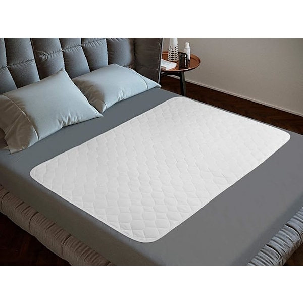 Vanntett madrass og madrassbeskytter for inkontinens | Stor vaskbar, sklisikker, passer dobbelt- og enkeltsenger Vaskbar og gjenbrukbar (85*130cm) 85*130cm