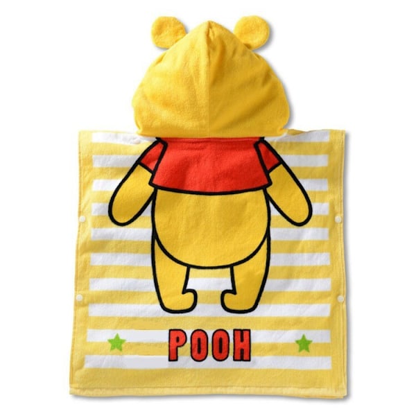 Kylpypyyhe, Poikien poncho Yksi koko yellow