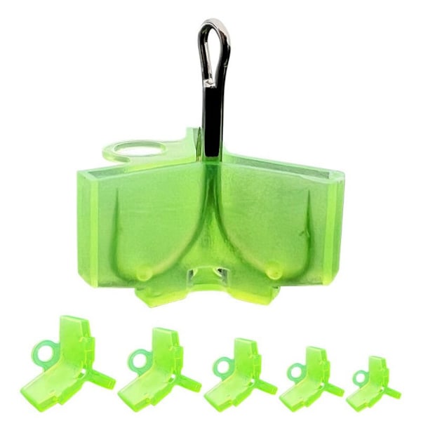Krokbeskytter Etui Fiske Trippelkroker GRØNN 4 4 Grønn Green 4-4