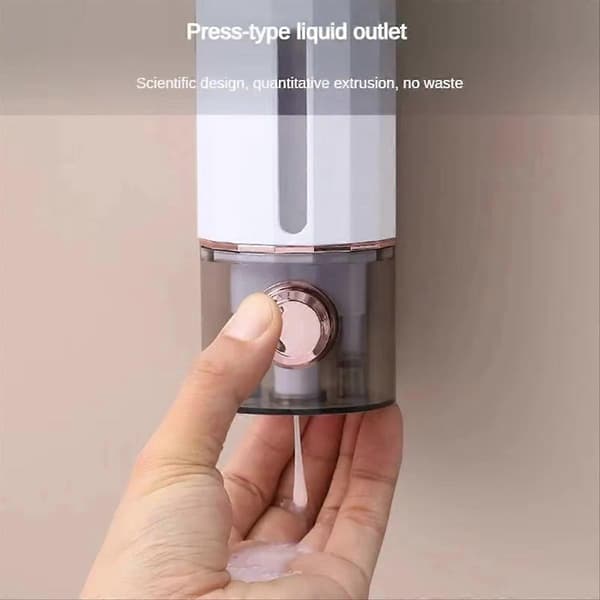 Väggmonterad tvåldispenser, handdispenser vit