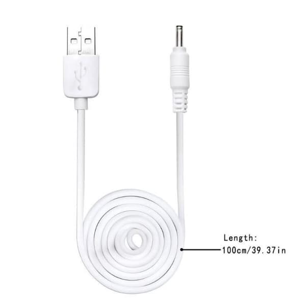 Hvid - USB til DC 3.5V opladerkabel, erstatningsopladerledning til Foreo Luna-Luna 2-Mini
