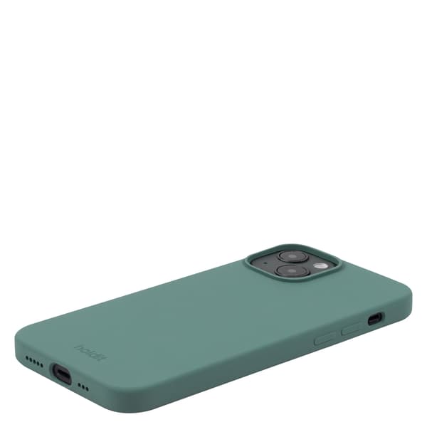 held iPhone 14 / 13 Shell Silikon Mosegrønn Grön Silikon