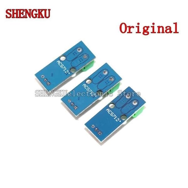 ACS712 30A - ACS712 5A 20A 30A Hall-ilmiöön perustuva virta-anturimoduuli Arduinolle