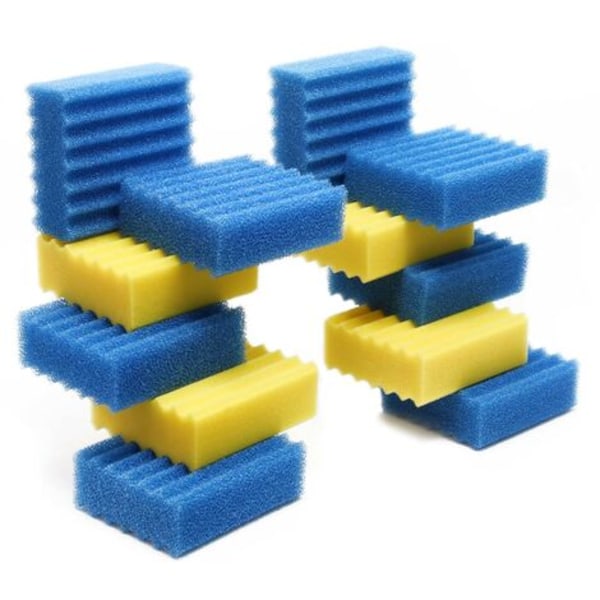 12 reservedeler for Biofilter CBF350 Komplett sett med originale bomullsfiltersvamper