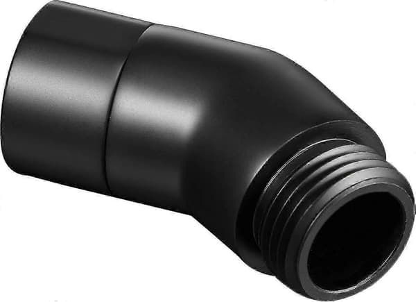 G1/2 hun-han-adapter til bruser messing albueforbindelse mat sort