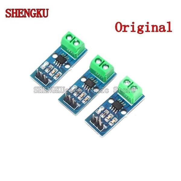 ACS712 30A - ACS712 5A 20A 30A Hall-ilmiöön perustuva virta-anturimoduuli Arduinolle