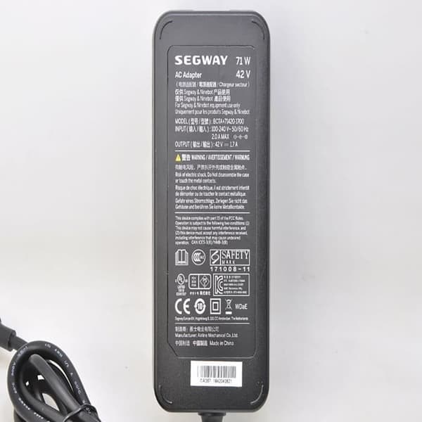 Strømadapter for Segway Ninebot ES1/ES2/ES4/E22/E25/G30LP