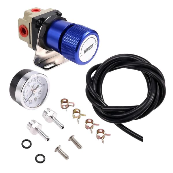 Universal Turbo Manuel Boost Controller med Måler 1-150 PSI SR20DET, Blå