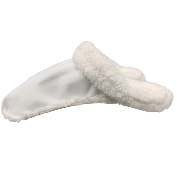 Skor Varmt foder Crocs Clogs Liner Ersättning, Vit Pälsinsats Foder Sko Inner för Crocs Clogs 240mm
