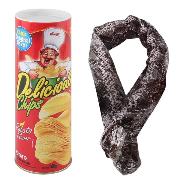 Potatischips Orm Bus Leksaksset Gold