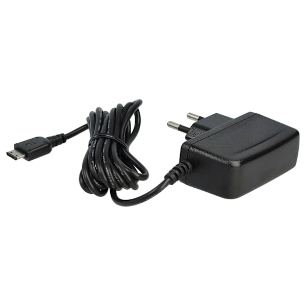Oplader kompatibel med Samsung E1150, E1310, E1360, E2100, E2120, C6625, E2210, D880, E1070, E1080, E1100, E1107, E1120, E1110 mobiltelefon Black 1