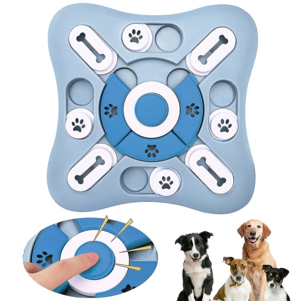 Hunde Puzzle Legetøj til Store, Mellemstore og Små Hunde, Interaktivt Hundelegetøj til IQ Træning og Mental Stimulering