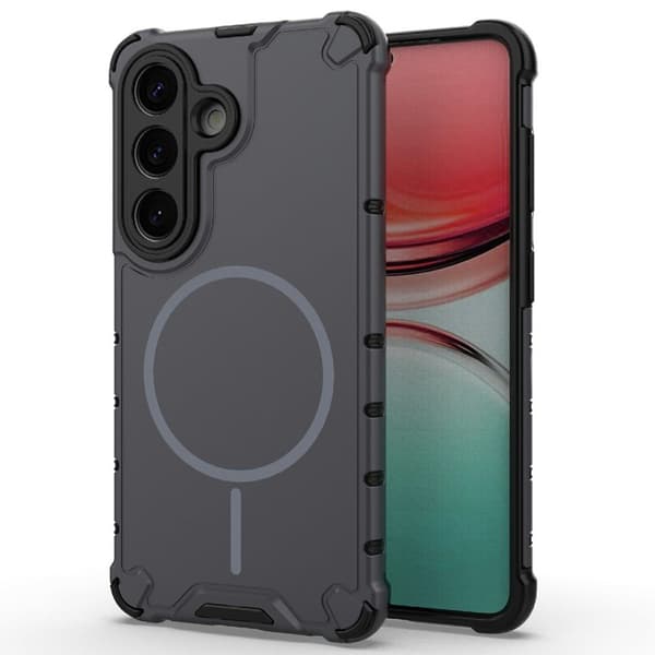 Mobildeksel til Samsung Galaxy S26 Magnetisk TPU + PC - Grå