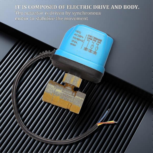 2-vejs zoneventil To-vejs ventil Motor kugleventil Elektrisk ventil Reverserende kugleventil 220v D