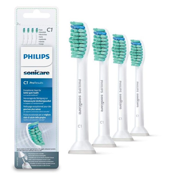 4 ersättningsborsthuvuden för Philips Sonicare W2