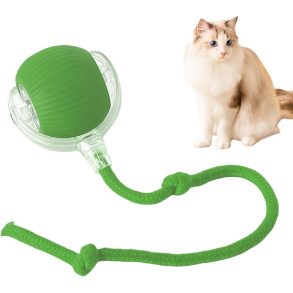 Automatisk Kattboll | Elektrisk Interaktiv Boll för Katter | Självberörande Smart Katt Leksak - Stimulerar Kattens Jaktintinkt