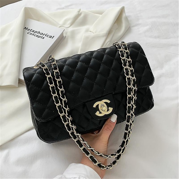 2024 New Fashion Diamond Chain Bag Single Shoulder Diagonal Bag Explosive Women's Temperament Bag_SSDLV