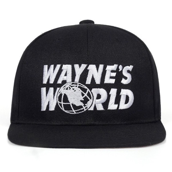 Wayne's World -lippis Mukava Snapback-säädettävä urheilulippis