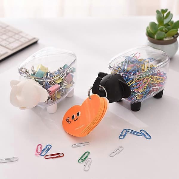 1 stk bomullspinneholder, akryl Qtip-dispenser