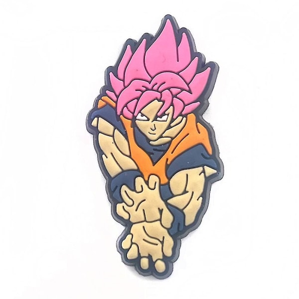 22 stk Dragon Ball sko dekorasjon charms, Anime Cartoon sko charms for DIY Clog sandaler armbånd dekorasjon sko tilbehør fest favoriserer[ALJ]