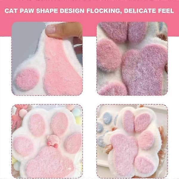 Håndlaget Taba Squishy Stor Katt, Kjempepote Squishy, Squishy Pote for Barn Voksne D D L