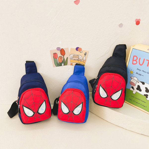 1: a Marvel Spiderman barn axelryggsäck Spider-Man Pat Blue