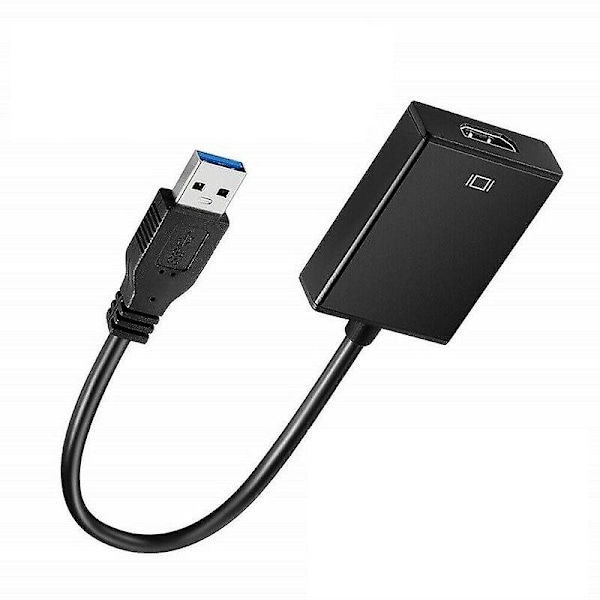 USB til HDMI-hunadapter HD-adapterkabel Bærbar projektoradapter Driverfri