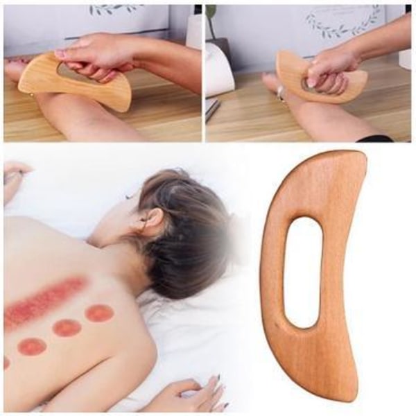 Puinen hierontaterapia Gua sha -hierontaväline