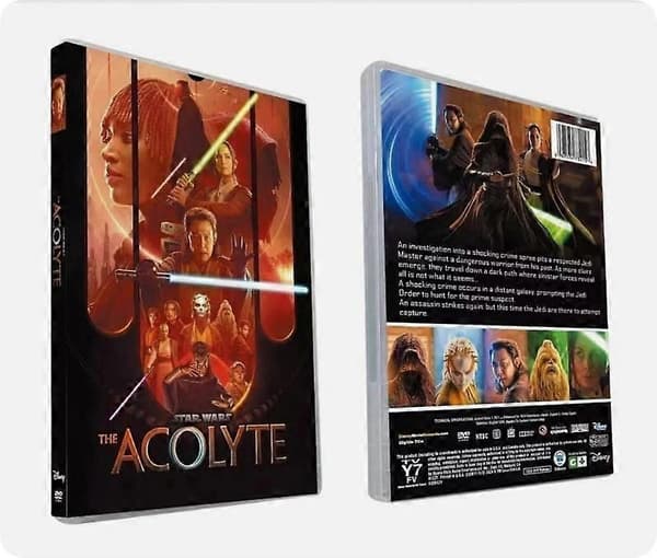 Star Wars: The Acolyte (DVD, 2-Disc Box Set) engelsk versjon