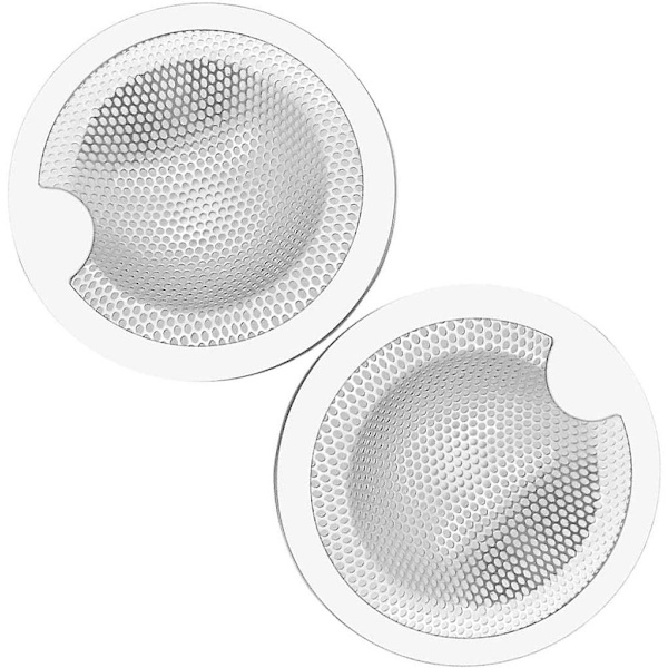 Ruostumattomasta teräksestä valmistettu viemärisihti, lavuaarin sihti, suihkun hiussihdin, ammeen hiuspyydin, 2 kpl (10 cm)