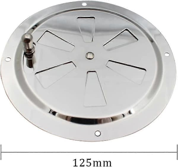 Rund ventilasjonsrist, justerbar ventilasjon