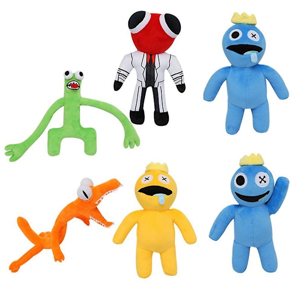 30cm Rainbow Friends Plysjleketøy Tegneserie Spillkarakter Dukke (YJD) grønn green 1pc