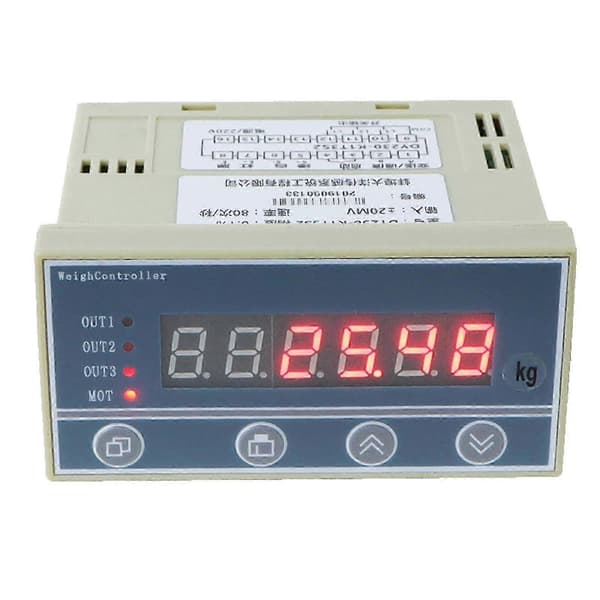 Digital Vägkontrollant Lastcellsindikator LED-Display Kompatibel med Viktkontrollversion 0621