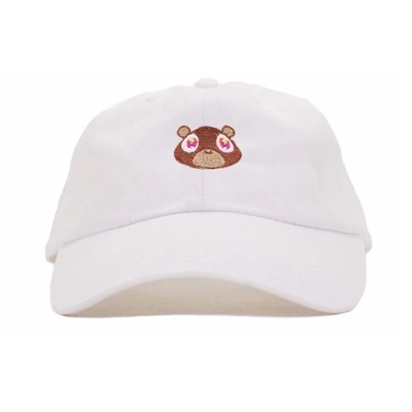 Kanye West Ye Bear Daddy Härlig Keps Sommar För Män Kvinnor Snapback Unisex Exklusiv Release Hip Hop Het Stil Hatt Svart Black Adjustable
