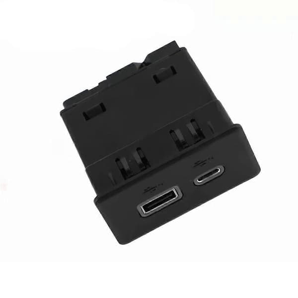 13536384 USB Type-C Interface USB-stik til Cadillac XTS XT4 13529873 13520516 Black
