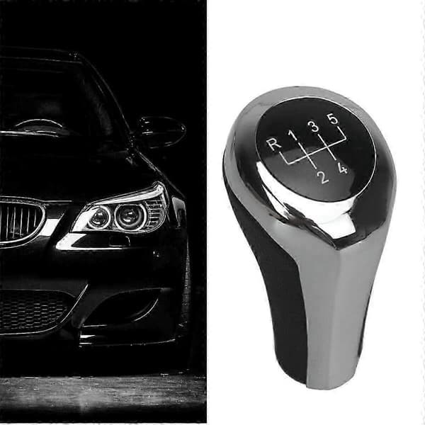 För X5 Z3 E30 E32 E36 E46 E39 E34 Manuell 5 Växlad Växelspak Knopp Stick Ball Spak BlackSilver