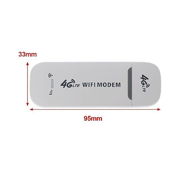 4G LTE Langaton USB-tikku Mobiililaajakaista 150mbps Modeemitikku SIM-kortti Reititin