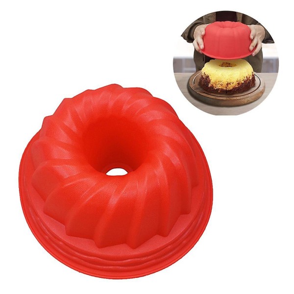 Silikone Bundt Pan Pound Cake Pan Kageforme til Bagning