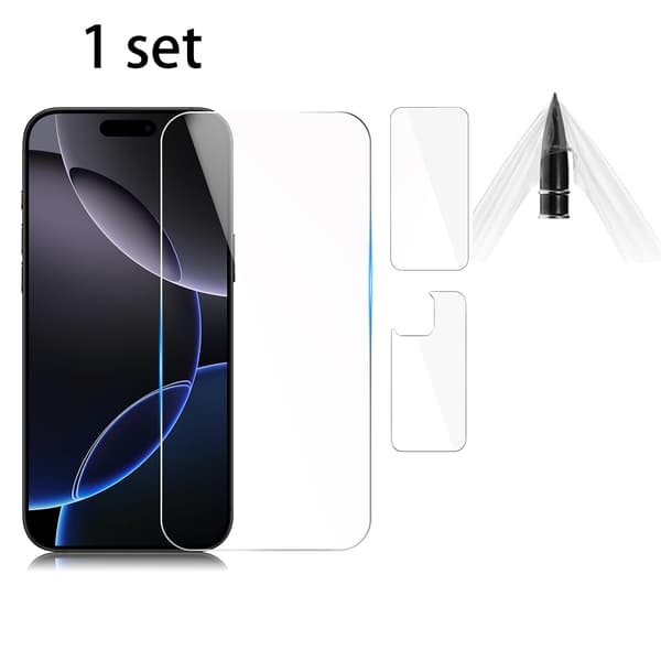 iPhone 16 Pro - 2-pack Hydrogel Skärmskydd Fram & Bak!