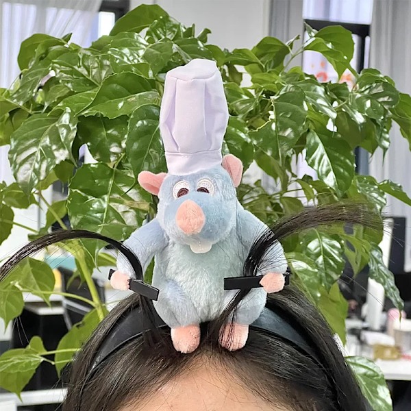 Ratatouille hårbånd ny tegneserie plys dukke pandebånd fransk bred skygge hårnål foto hovedbeklædning kreativitet pige gave Ratatouille