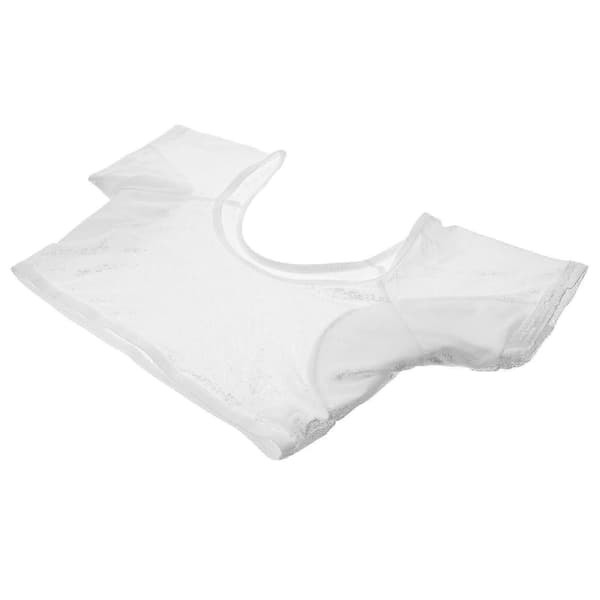 Vaskbar svedabsorberende undertrøje til kvinder og piger White 37X29cm
