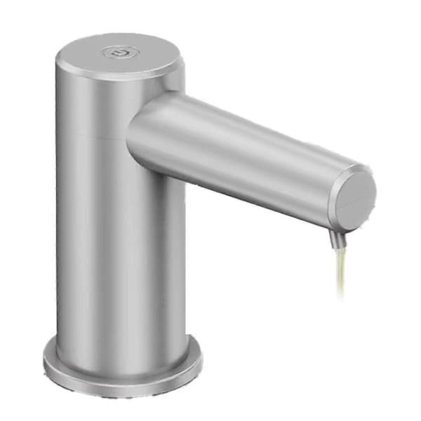 Infraröd induktions-tvåldispenser för bänkskiva, silver