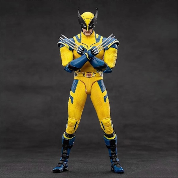 2024 Marvel Deadpool & Wolverine Actionfigurer av ZD Toys i Askgrå